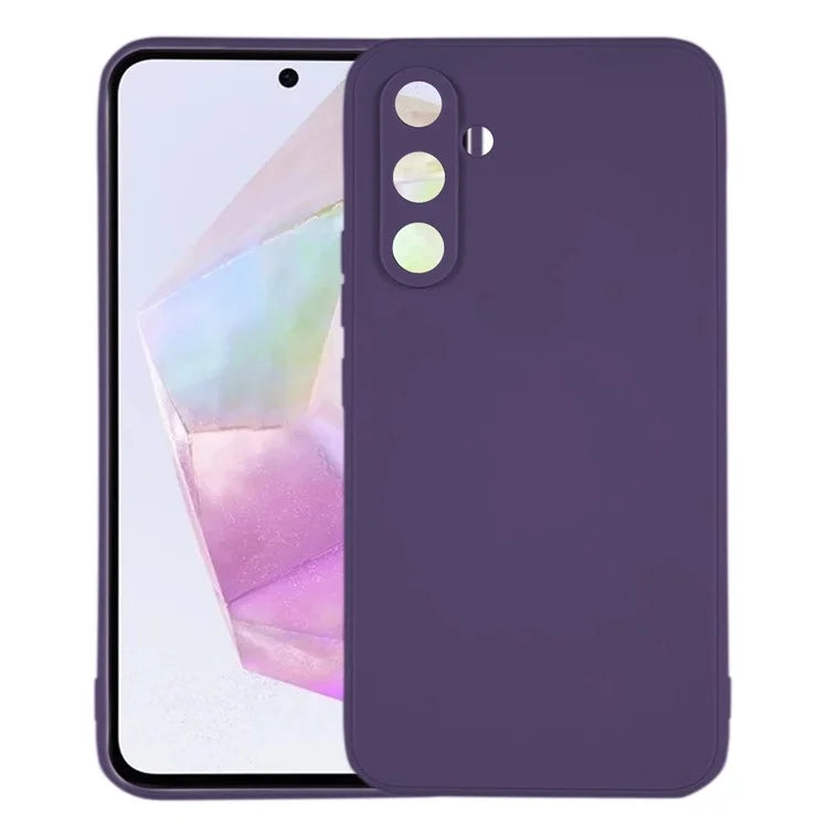 KALEBOL KLB-TPU003 For Samsung Galaxy A35 5G Case Anti-Scratch Solid Color TPU Phone Cover