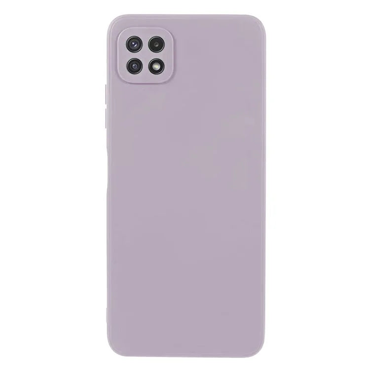 KALEBOL KLB-TPU003 For Samsung Galaxy A22 5G (EU)  /  (US) Case Anti-Scratch Solid Color TPU Phone Cover
