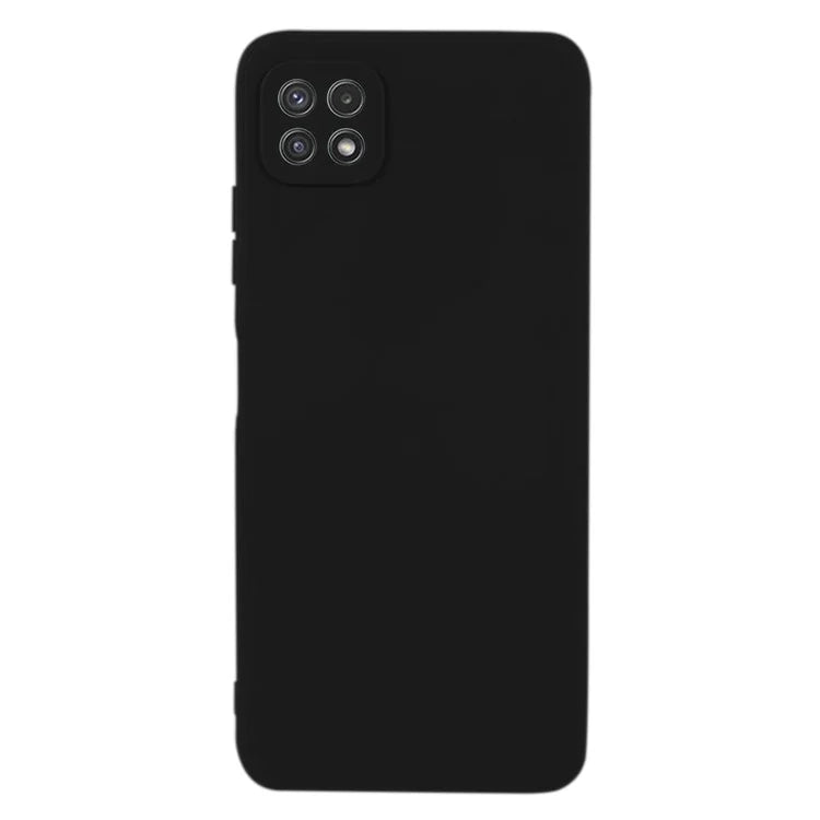 KALEBOL KLB-TPU003 For Samsung Galaxy A22 5G (EU)  /  (US) Case Anti-Scratch Solid Color TPU Phone Cover