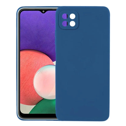KALEBOL KLB-TPU003 For Samsung Galaxy A22 5G (EU)  /  (US) Case Anti-Scratch Solid Color TPU Phone Cover