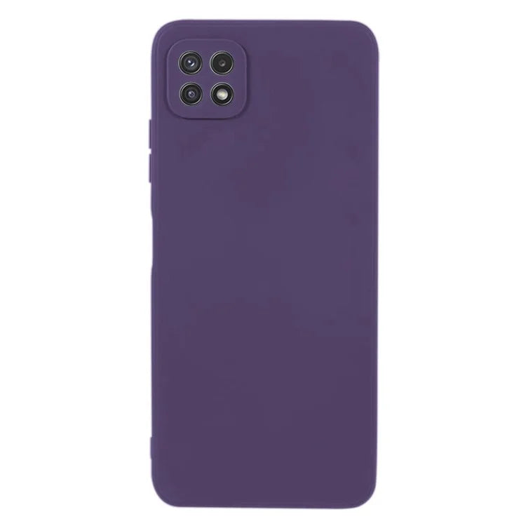 KALEBOL KLB-TPU003 For Samsung Galaxy A22 5G (EU)  /  (US) Case Anti-Scratch Solid Color TPU Phone Cover