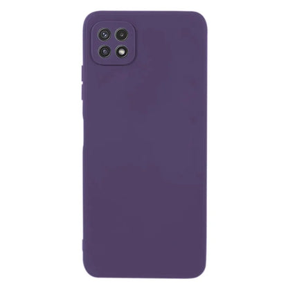 KALEBOL KLB-TPU003 For Samsung Galaxy A22 5G (EU)  /  (US) Case Anti-Scratch Solid Color TPU Phone Cover