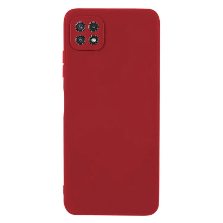 KALEBOL KLB-TPU003 For Samsung Galaxy A22 5G (EU)  /  (US) Case Anti-Scratch Solid Color TPU Phone Cover