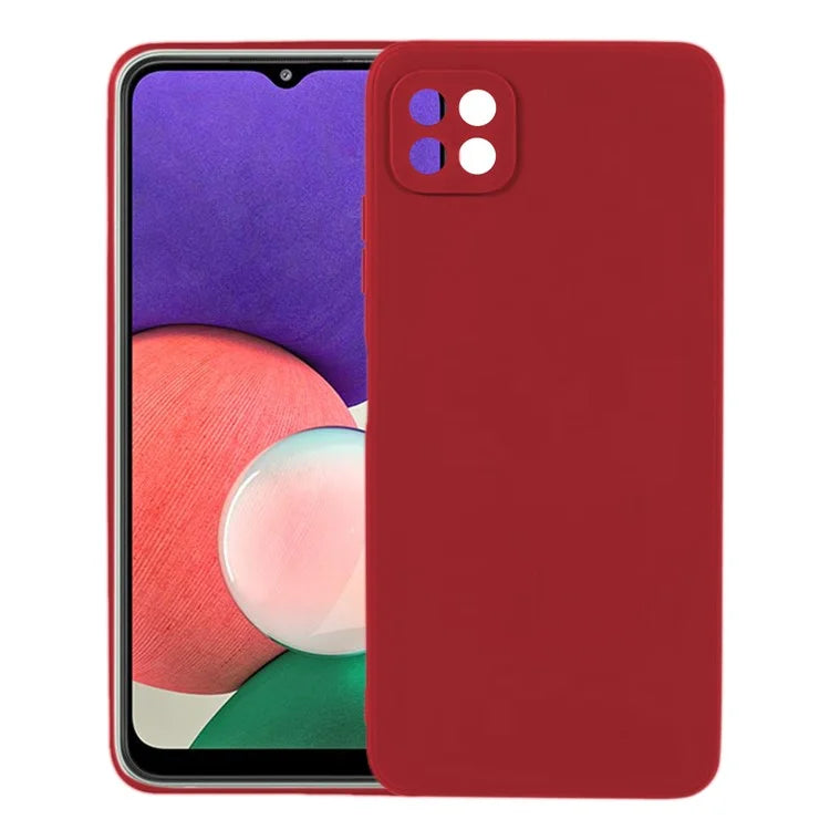 KALEBOL KLB-TPU003 For Samsung Galaxy A22 5G (EU)  /  (US) Case Anti-Scratch Solid Color TPU Phone Cover