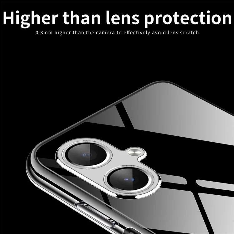 MOFI For Samsung Galaxy A06 Case Anti-Scratch Clear Soft TPU Phone Cover