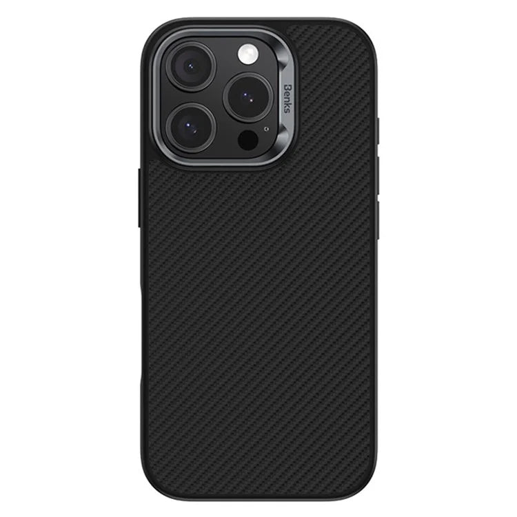 BENKS For iPhone 16 Pro Max Magnetic Case Kevlar Aramid Fiber+TPU Anti-Drop Phone Cover