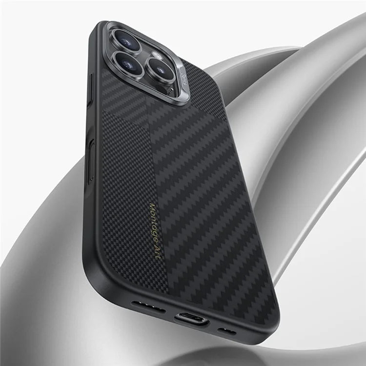 BENKS For iPhone 16 Pro Magnetic Case Kevlar Aramid Fiber+TPU Montage Phone Cover