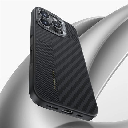 BENKS For iPhone 16 Pro Magnetic Case Kevlar Aramid Fiber+TPU Montage Phone Cover