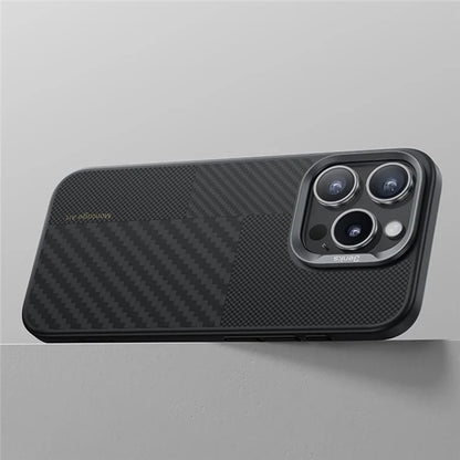 BENKS For iPhone 16 Pro Magnetic Case Kevlar Aramid Fiber+TPU Montage Phone Cover
