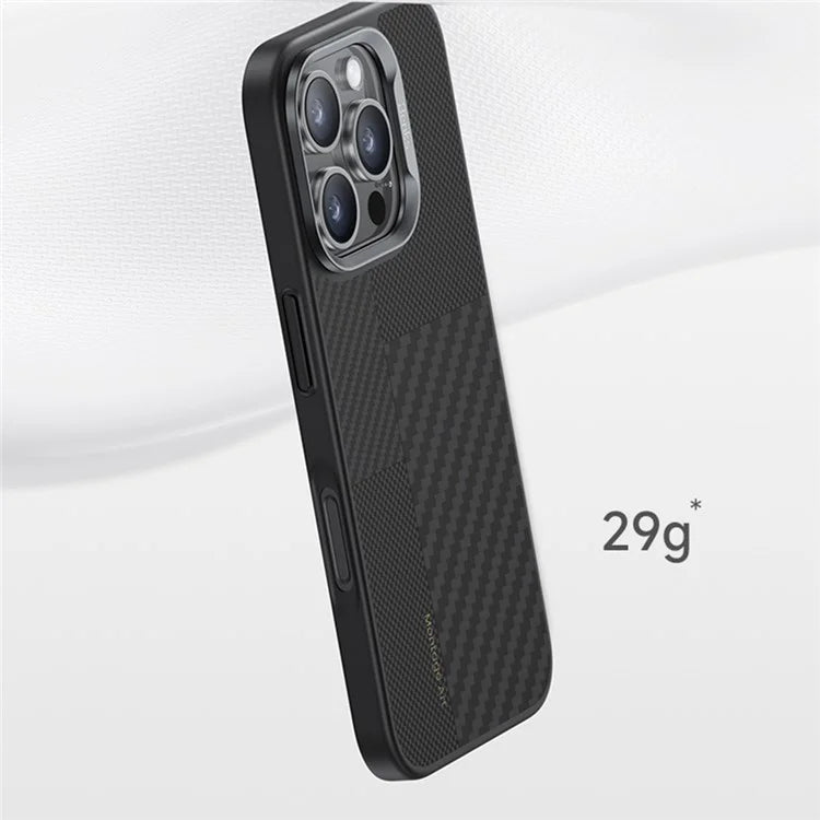 BENKS For iPhone 16 Pro Max Magnetic Case Kevlar Aramid Fiber+TPU Montage Phone Cover