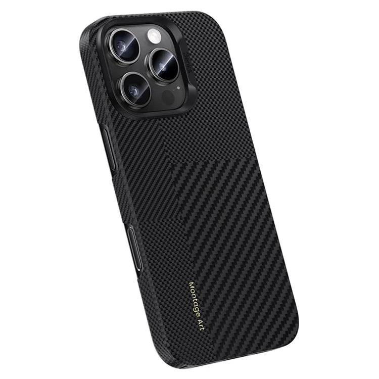 BENKS For iPhone 16 Pro Max Magnetic Case Kevlar Aramid Fiber Montage Phone Cover