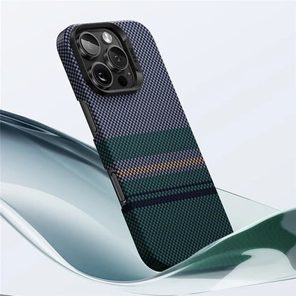 BENKS For iPhone 16 Pro Case Compatible with MagSafe Kevlar Aramid Fiber Phone Cover