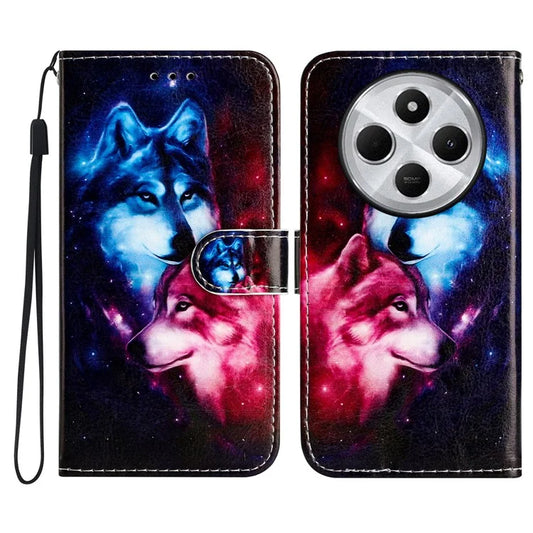 For Xiaomi Redmi 14C 4G Wallet Case Printed Pattern Design Leather Phone Cover