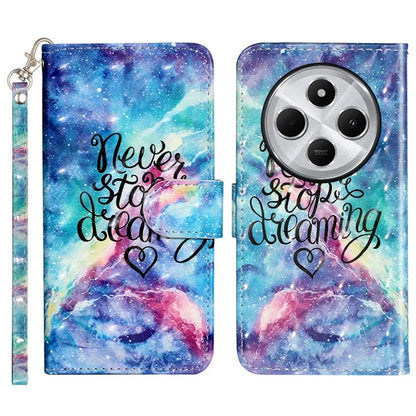 For Xiaomi Redmi 14C 4G Case 3D Pattern Printed Phone Leather Phone Cover