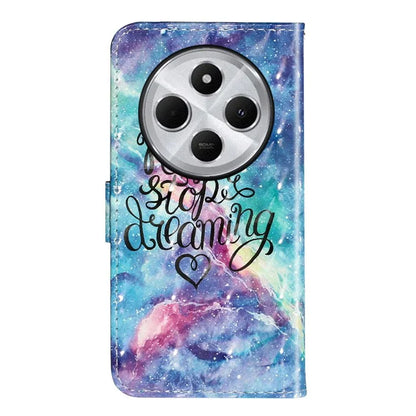 For Xiaomi Redmi 14C 4G Case 3D Pattern Printed Phone Leather Phone Cover