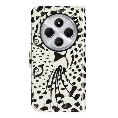 For Xiaomi Redmi 14C 4G Case 3D Pattern Printed Phone Leather Phone Cover