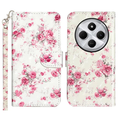 For Xiaomi Redmi 14C 4G Case 3D Pattern Printed Phone Leather Phone Cover