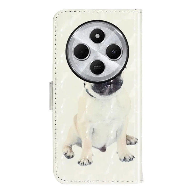 For Xiaomi Redmi 14C 4G Case 3D Pattern Printed Phone Leather Phone Cover