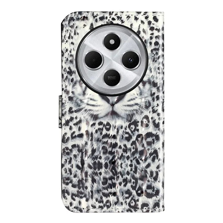 For Xiaomi Redmi 14C 4G Case 3D Pattern Printed Phone Leather Phone Cover