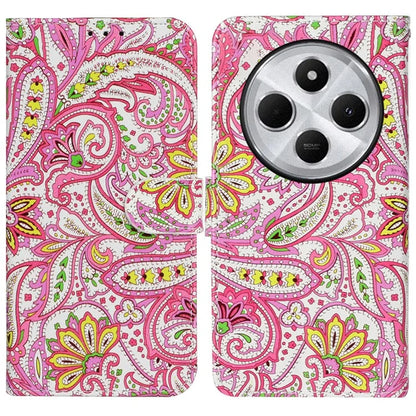 For Xiaomi Redmi 14C 4G Case Pattern Leather Wallet Phone Cover with Card Holder