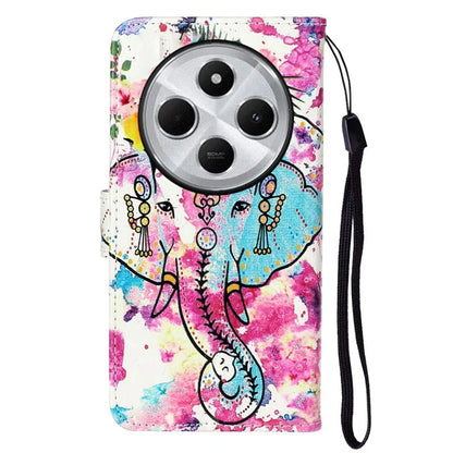 For Xiaomi Redmi 14C 4G Case Pattern Leather Wallet Phone Cover with Card Holder