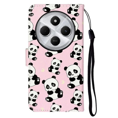 For Xiaomi Redmi 14C 4G Case Pattern Leather Wallet Phone Cover with Card Holder