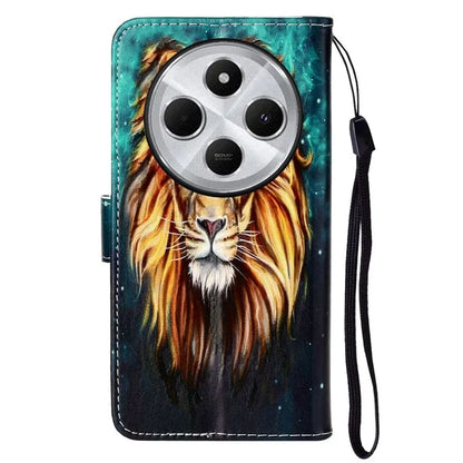 For Xiaomi Redmi 14C 4G Case Pattern Leather Wallet Phone Cover with Card Holder