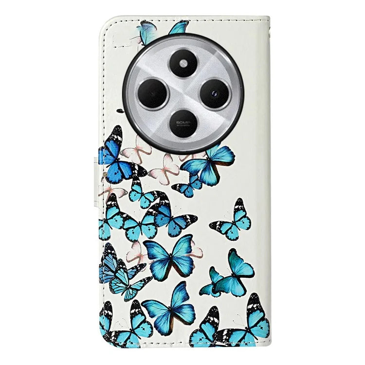 For Xiaomi Redmi 14C 4G Case Pattern PU Leather Flip Phone Cover