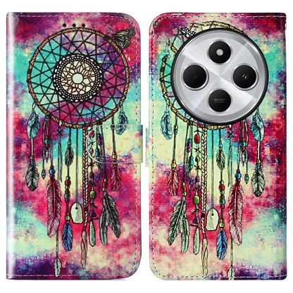 For Xiaomi Redmi 14C 4G Case Pattern PU Leather Flip Phone Cover