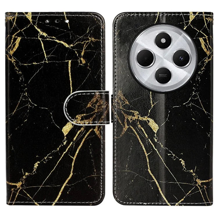 For Xiaomi Redmi 14C 4G Case Pattern PU Leather Flip Phone Cover