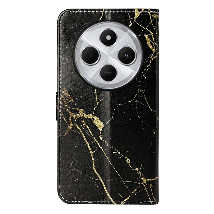 For Xiaomi Redmi 14C 4G Case Pattern PU Leather Flip Phone Cover