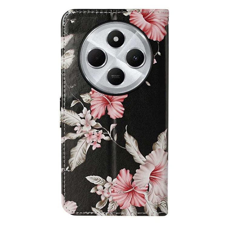 For Xiaomi Redmi 14C 4G Case Pattern PU Leather Flip Phone Cover