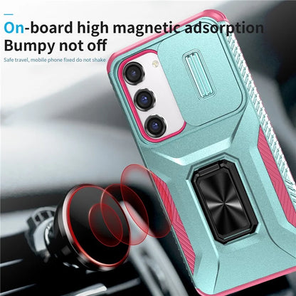 For Samsung Galaxy S23 Case Camshield Kickstand TPU+PC Anti-Slip Phone Cover