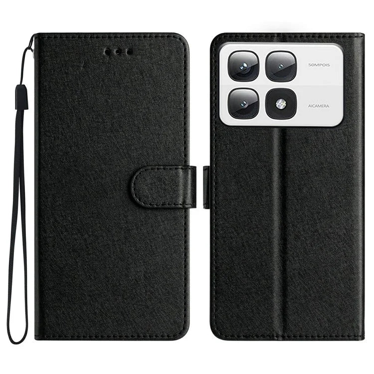 For Xiaomi 14T Pro Wallet Case Leather Folio Phone Cover Magnetic Clasp