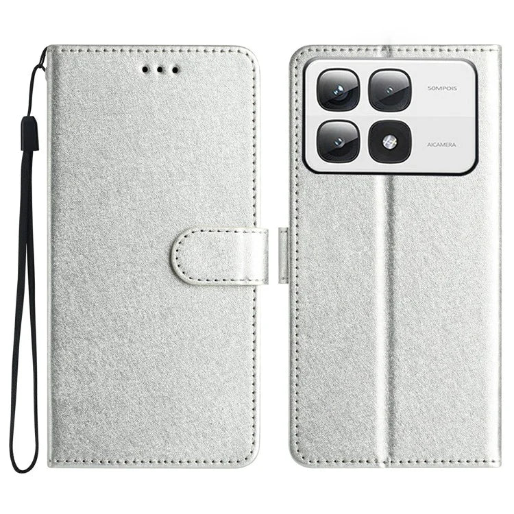 For Xiaomi 14T Pro Wallet Case Leather Folio Phone Cover Magnetic Clasp