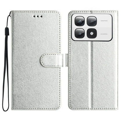 For Xiaomi 14T Pro Wallet Case Leather Folio Phone Cover Magnetic Clasp