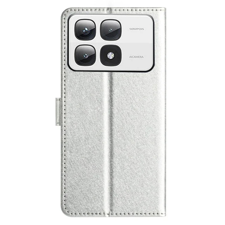 For Xiaomi 14T Pro Wallet Case Leather Folio Phone Cover Magnetic Clasp