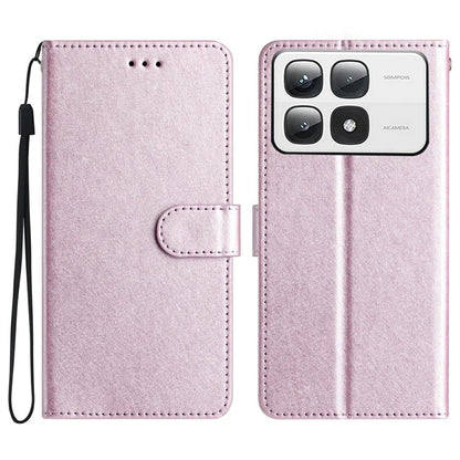 For Xiaomi 14T Pro Wallet Case Leather Folio Phone Cover Magnetic Clasp