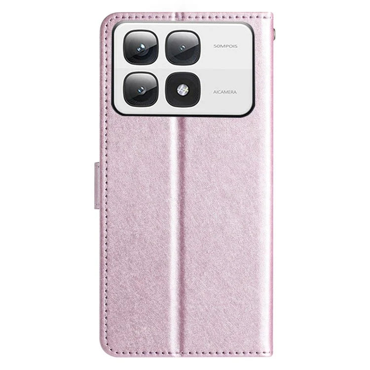 For Xiaomi 14T Pro Wallet Case Leather Folio Phone Cover Magnetic Clasp