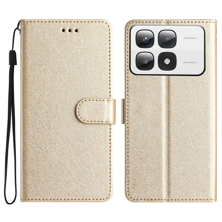 For Xiaomi 14T Pro Wallet Case Leather Folio Phone Cover Magnetic Clasp