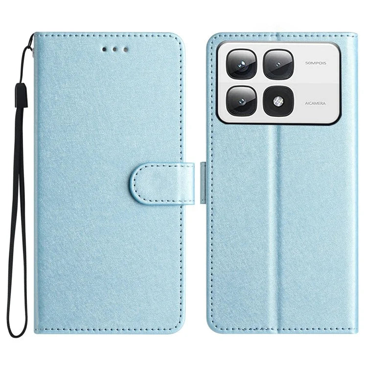 For Xiaomi 14T Pro Wallet Case Leather Folio Phone Cover Magnetic Clasp
