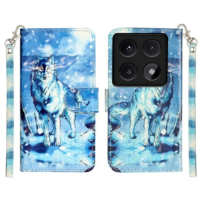 For Xiaomi 14T Case 3D Pattern Printed Phone Leather Phone Cover