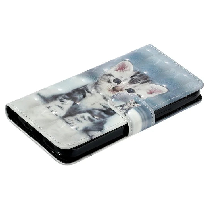 For Xiaomi 14T Case 3D Pattern Printed Phone Leather Phone Cover