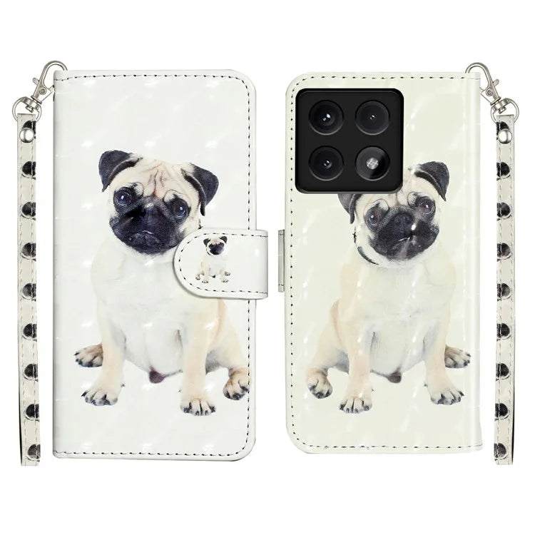 For Xiaomi 14T Case 3D Pattern Printed Phone Leather Phone Cover