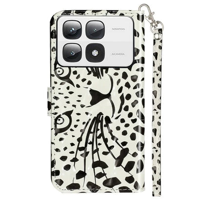For Xiaomi 14T Pro Case 3D Pattern Printed Phone Leather Phone Cover