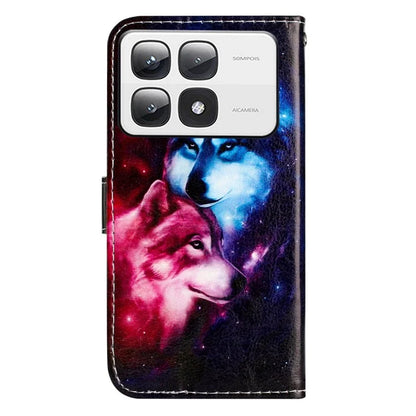 For Xiaomi 14T Pro Wallet Case Printed Pattern Design Leather Phone Cover