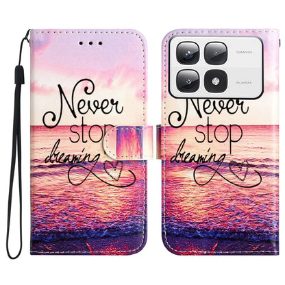 For Xiaomi 14T Pro Wallet Case Printed Pattern Design Leather Phone Cover