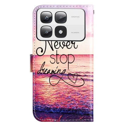 For Xiaomi 14T Pro Wallet Case Printed Pattern Design Leather Phone Cover