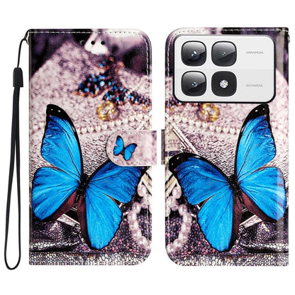 For Xiaomi 14T Pro Wallet Case Printed Pattern Design Leather Phone Cover