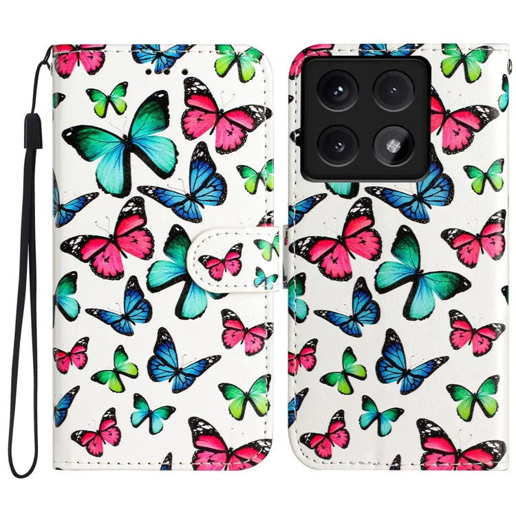 For Xiaomi 14T Wallet Case Printed Pattern Design Leather Phone Cover